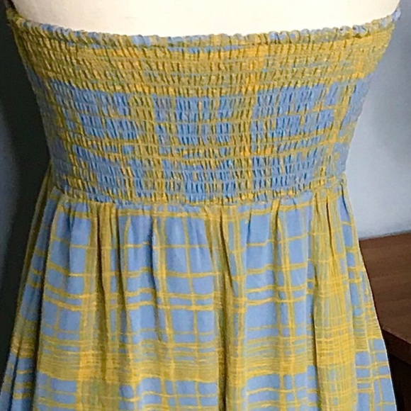 Quilted 100% Silk Maxi Dress Maple Anthropologie - Picture 5 of 8